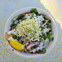 Falafel salad at Earth Aloha Eats - Waikiki in Honolulu