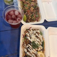 Thai chick’n tacos and gyro  at Earth Aloha Eats - Waikiki in Honolulu