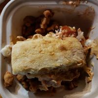 Shared pulled pork sandwich at Earth Aloha Eats - Waikiki in Honolulu