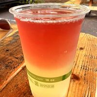 Hawaiian sunset at Earth Aloha Eats - Waikiki in Honolulu