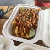 Pulled Pork Fries  at Earth Aloha Eats - Waikiki in Honolulu