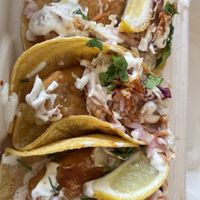 Vegan fish tacos   at Earth Aloha Eats - Waikiki in Honolulu