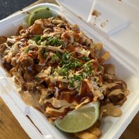 Pulled pork loaded fries   at Earth Aloha Eats - Waikiki in Honolulu