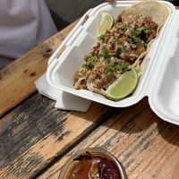 chicken tacos  at Earth Aloha Eats - Waikiki in Honolulu