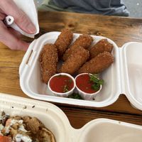 Nozzeralla sticks #Veganuary at Earth Aloha Eats - Waikiki in Honolulu