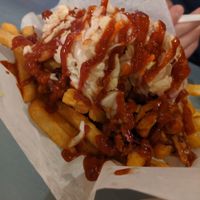 BBQ PULLED PORK FRIES at Earth Aloha Eats - Waikiki in Honolulu