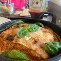 Lasagna at Just Vegan in Sunshine