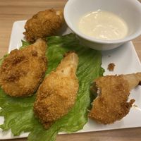 Mushroom drumsticks   at Just Vegan in Sunshine