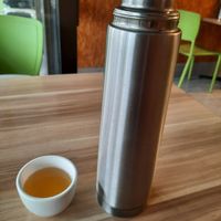 Complimentary tea at Just Vegan in Sunshine
