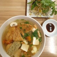 Hu Tieu Noodle Soup $14.50 at Just Vegan in Sunshine