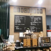 The menu at Black Star Pastry in Sydney