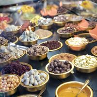 Toppings at Anita - Sarona Market in Tel Aviv