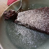 Chocolate cake at Marny's in Dusseldorf