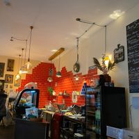 Inside the cafe! at Marny's in Dusseldorf