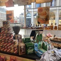 Inside. Upstairs, there are some seatings at STACH food in Utrecht