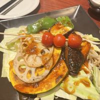 Mixed vegetables   at Zen in Tokyo