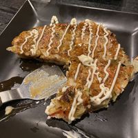 Vegan basic okonomiyaki  at Zen in Tokyo
