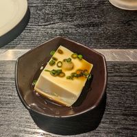 Free tofu starter at Zen in Tokyo