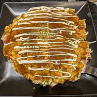 Basic vegan okonomiyaki at Zen in Tokyo