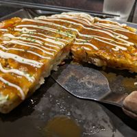 Basic vegan okonomiyaki at Zen in Tokyo