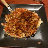 Vegan ginger okonomiyaki at Zen in Tokyo