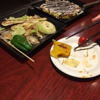 We ordered some extra grilled vegetables; wasn’t necessary considering the size of the main dishes! at Zen in Tokyo