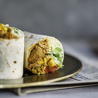 Also meaty options available  at Burrito Company in Munich