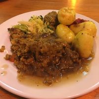 Lentil and Quinoa Roast at Barker House Farm in Lancaster