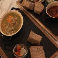 Both vegan soups at The Deli in Lancaster