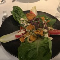 Vegan brulle asparagus  at The Ivy in Cambridge