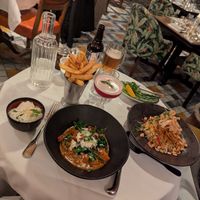 Vegan dishes at The Ivy at The Ivy in Cambridge