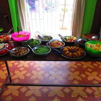 Salad and Desserts at Budhi Wok in San Miguel De Tucuman