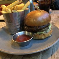 Vegan burger   at The Faber Fox in South East London