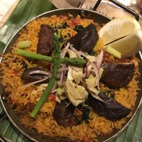 Veggie paella at Cuba Libre in Atlantic City