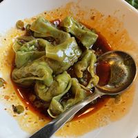 Spicy vegan wontons  at Din Tai Fung in San Diego