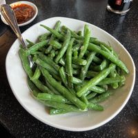green beans (amazing)  at Din Tai Fung in San Diego