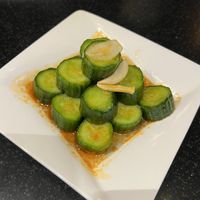 cucumber saladd  at Din Tai Fung in San Diego