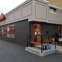 Parking lot view at Thai Express in Brighton