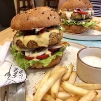 Garden Fresh Aloo Tikki Burger at Nut and Bowls in New Delhi