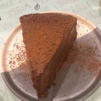 Chocolate cheesecake at Nut and Bowls in New Delhi