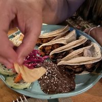 Quesadillas de hongos at Arte Sano in Holbox