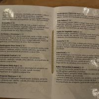 Menú  at Arte Sano in Holbox