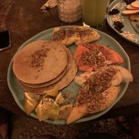 Pancake plate  at Arte Sano in Holbox