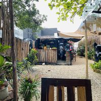 Outside area  at Arte Sano in Holbox