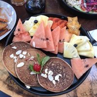 Hot cakes  at Arte Sano in Holbox
