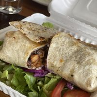 Vegan Burrito   at Arte Sano in Holbox