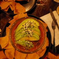 Cóctel de champiñones at Arte Sano in Holbox