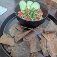 Guacamole tapatio at Arte Sano in Holbox