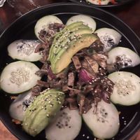 Seitan aguachile  at Arte Sano in Holbox