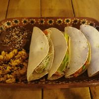 Tacos at Arte Sano in Holbox